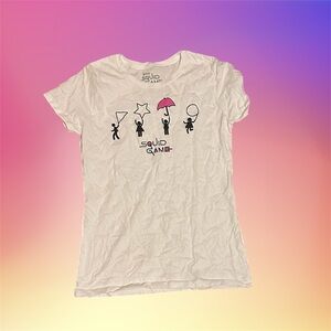 White Squid Game Graphic T-Shirt